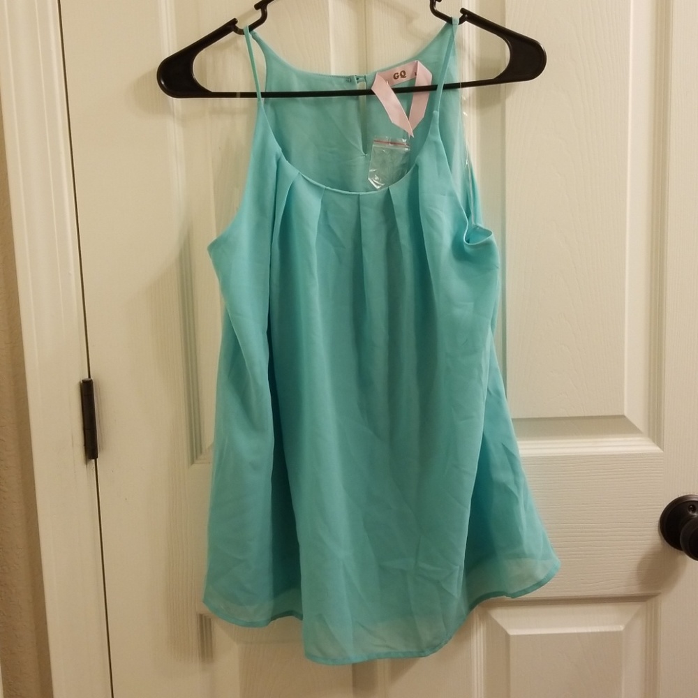 NWOT GQ mint tank top